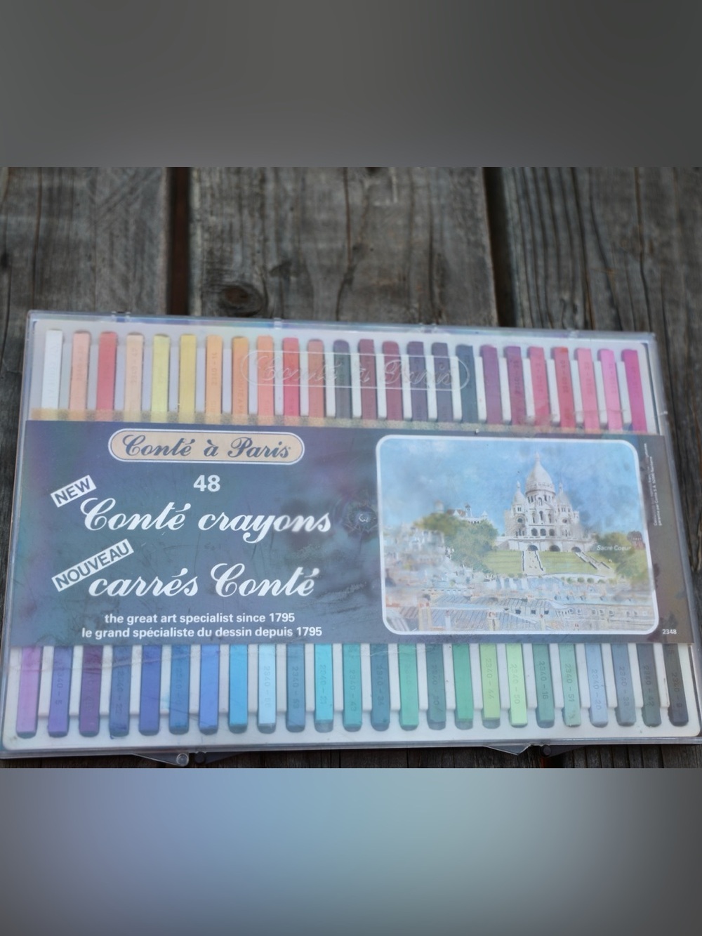 Conté à Paris 48 Carrés Conté Crayons Artist Pastel Set Made in France Complete